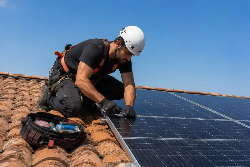 Maintenance et monitoring de panneaux solaires à Sailly-lez-Lannoy